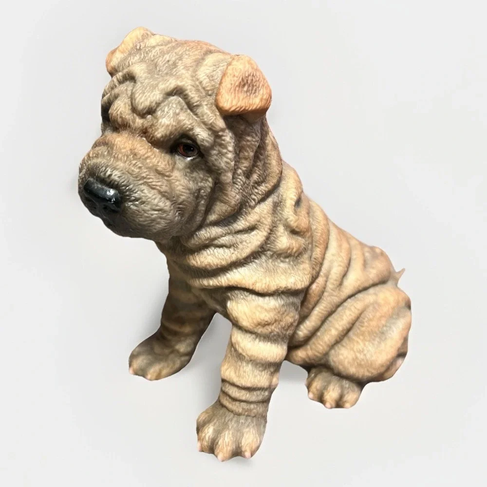 Vintage Lenox Shar-pei Dog‎ Figurine Porcelain Dog Limited Edition 2001 Sharpei